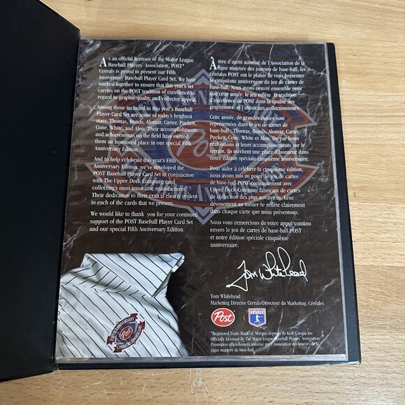 1995 Post Cereal Upper Deck 5th Anniversary Edition Baseball Card Book – HOFs - Picture 2 of 10